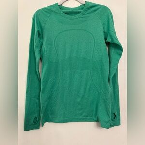 lululemon athletica Green Swiftly Tech Long Sleeve Athletic Top Kelly Green 10
